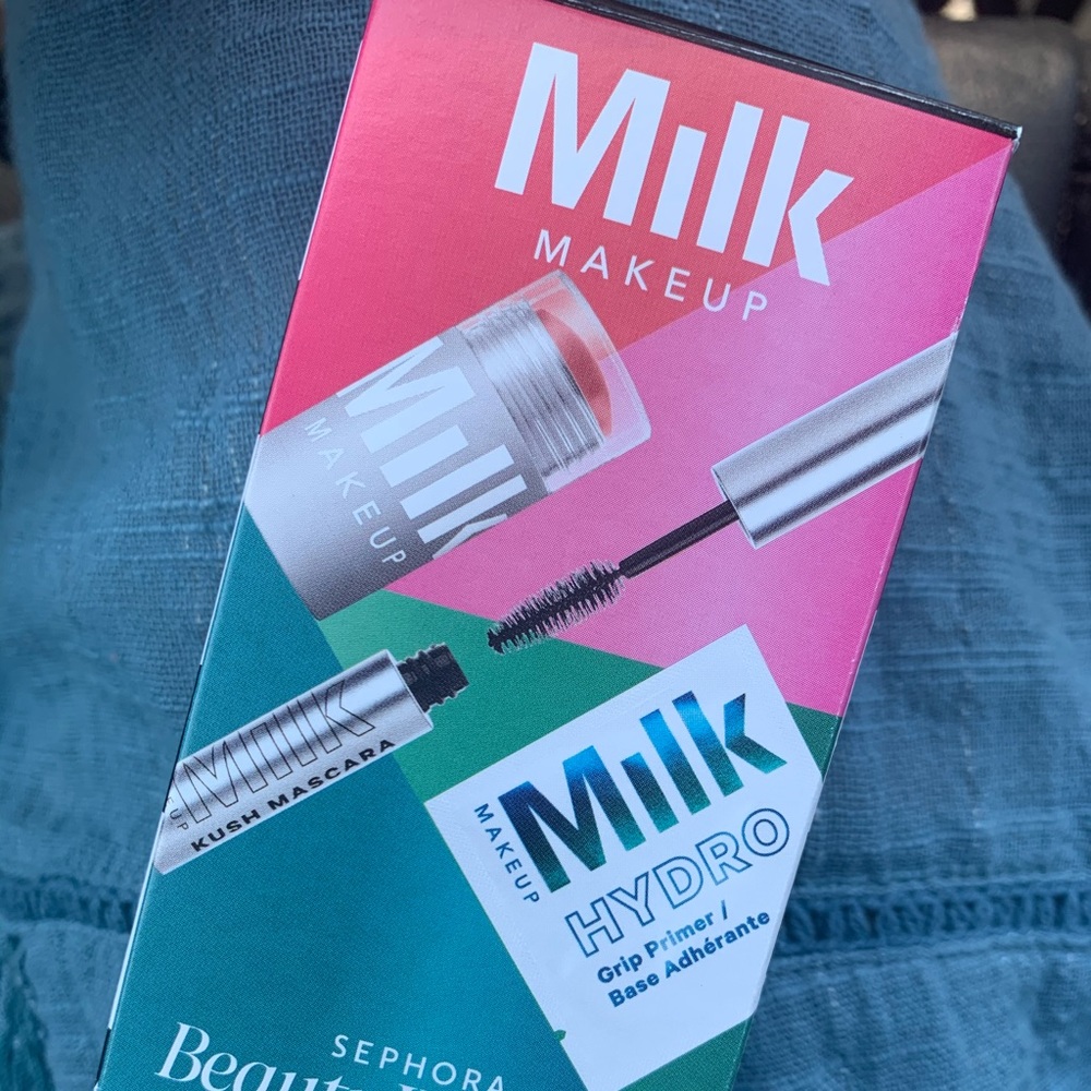 Milk make up box with mini version